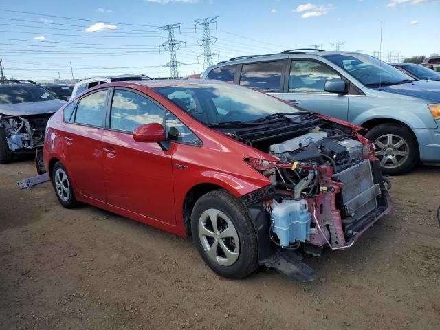 JTDKN3DU6C1502762 - 2012 TOYOTA PRIUS 红色 照片 4