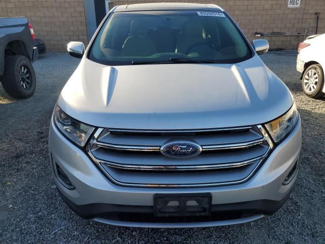 2FMTK3J94FBB81614 - 2015 FORD EDGE SEL SILVER photo 5