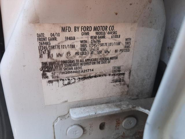 1FT7W2B6XBEA21714 - 2011 FORD F250 SUPER DUTY თეთრი ფოტო 12