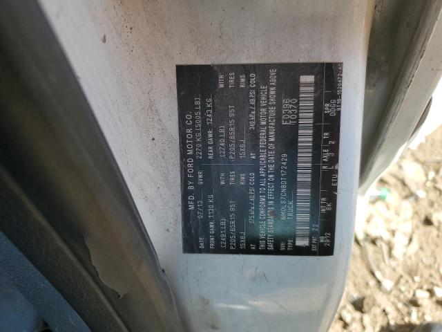 NM0LS7CN8DT172429 - 2013 FORD TRANSIT CONNECT XL WHITE photo 13