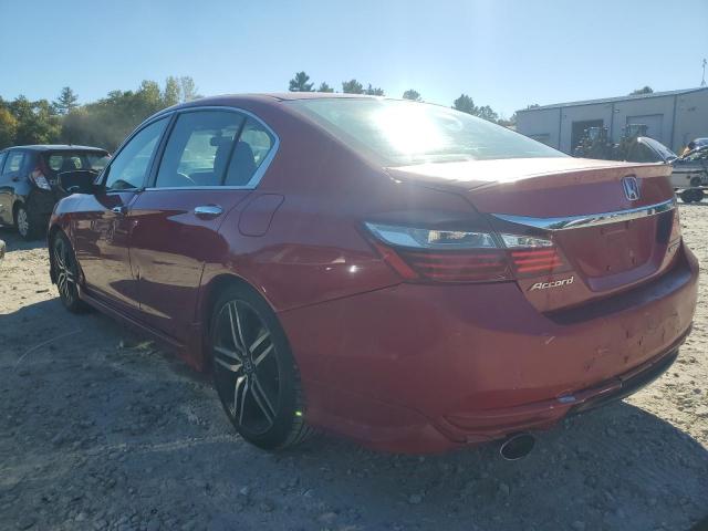 1HGCR2F54GA207191 - 2016 HONDA ACCORD SPORT RED photo 2