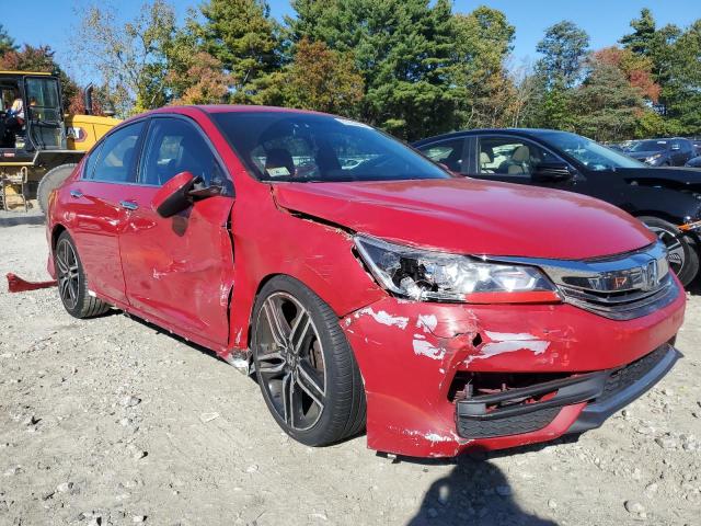 1HGCR2F54GA207191 - 2016 HONDA ACCORD SPORT RED photo 4