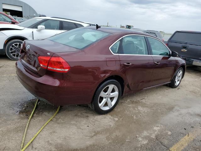 1VWBP7A34DC076070 - 2013 VOLKSWAGEN PASSAT SE Granate foto 3