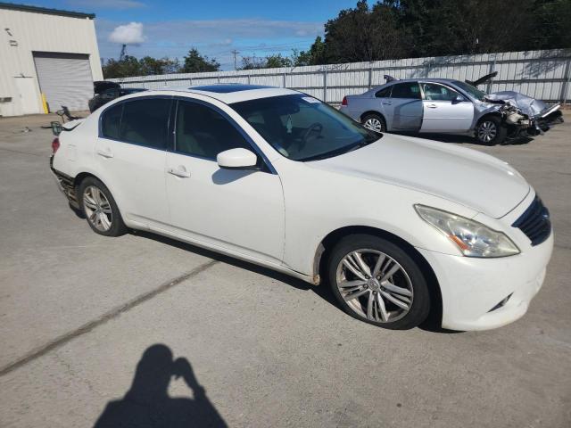 JN1CV6AP8CM624190 - 2012 INFINITI G37 BASE WHITE photo 4