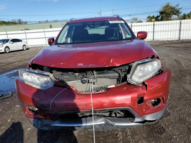 KNMAT2MV2GP627989 - 2016 NISSAN ROGUE S ბურგუნდია ფოტო 5