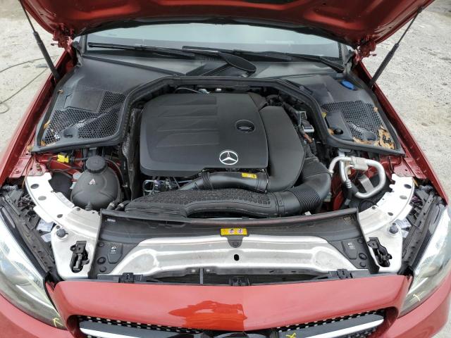 W1KWK8EB7MG100919 - 2021 MERCEDES-BENZ C 300 4MATIC BURGUNDY photo 11