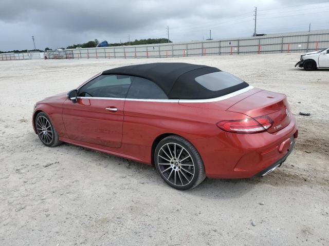 W1KWK8EB7MG100919 - 2021 MERCEDES-BENZ C 300 4MATIC BURGUNDY photo 2