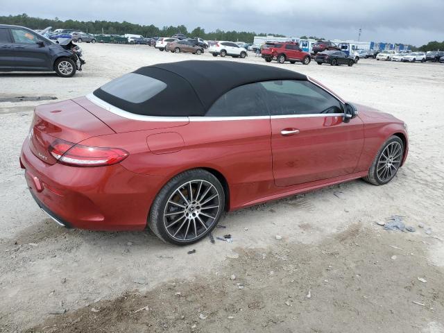 W1KWK8EB7MG100919 - 2021 MERCEDES-BENZ C 300 4MATIC BURGUNDY photo 3