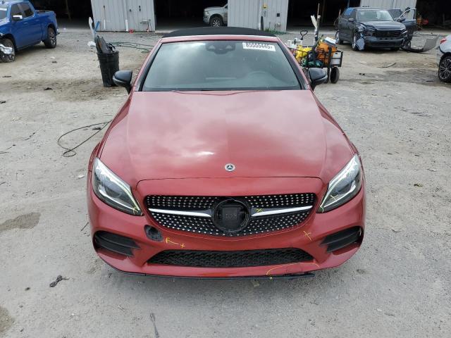 W1KWK8EB7MG100919 - 2021 MERCEDES-BENZ C 300 4MATIC BURGUNDY photo 5