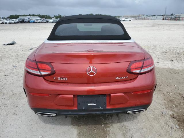 W1KWK8EB7MG100919 - 2021 MERCEDES-BENZ C 300 4MATIC BURGUNDY photo 6