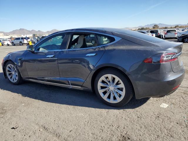 5YJSA1E20HF184360 - 2017 TESLA MODEL S GRAY photo 2