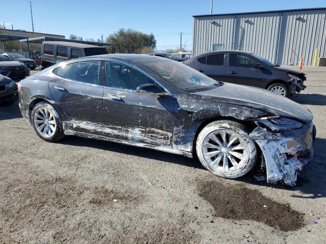 5YJSA1E20HF184360 - 2017 TESLA MODEL S GRAY photo 4