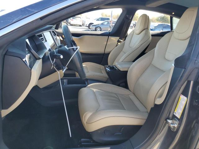 5YJSA1E20HF184360 - 2017 TESLA MODEL S GRAY photo 7