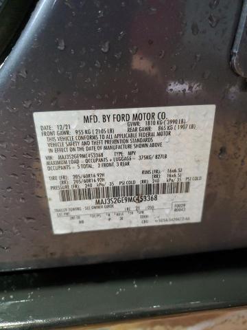 MAJ3S2GE9MC453368 - 2021 FORD ECOSPORT SE Grau Foto 14