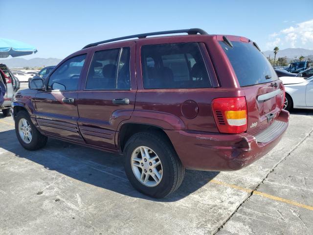 1J4GX48SX2C310790 - 2002 JEEP GRAND CHEROKEE LAREDO BURGUNDY photo 2