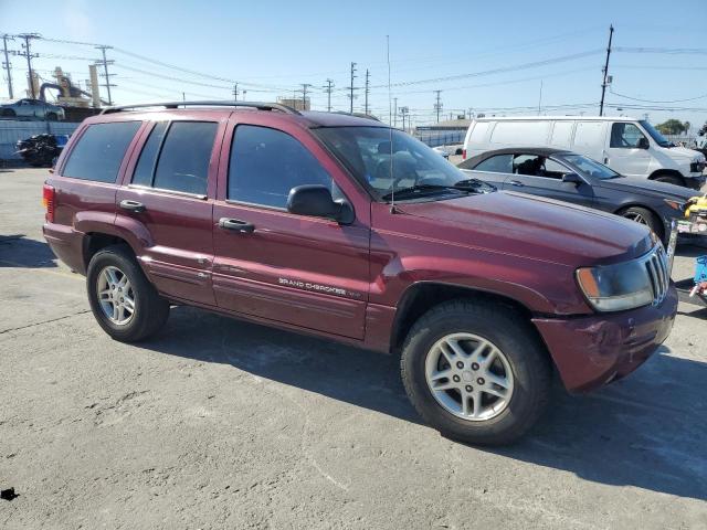 1J4GX48SX2C310790 - 2002 JEEP GRAND CHEROKEE LAREDO BURGUNDY photo 4