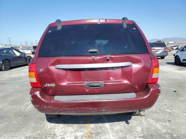 1J4GX48SX2C310790 - 2002 JEEP GRAND CHEROKEE LAREDO BURGUNDY photo 6