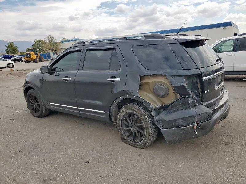 1FM5K8D84FGC63909 - 2015 FORD EXPLORER XLT BLACK photo 2
