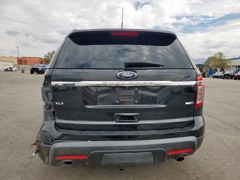 1FM5K8D84FGC63909 - 2015 FORD EXPLORER XLT BLACK photo 6