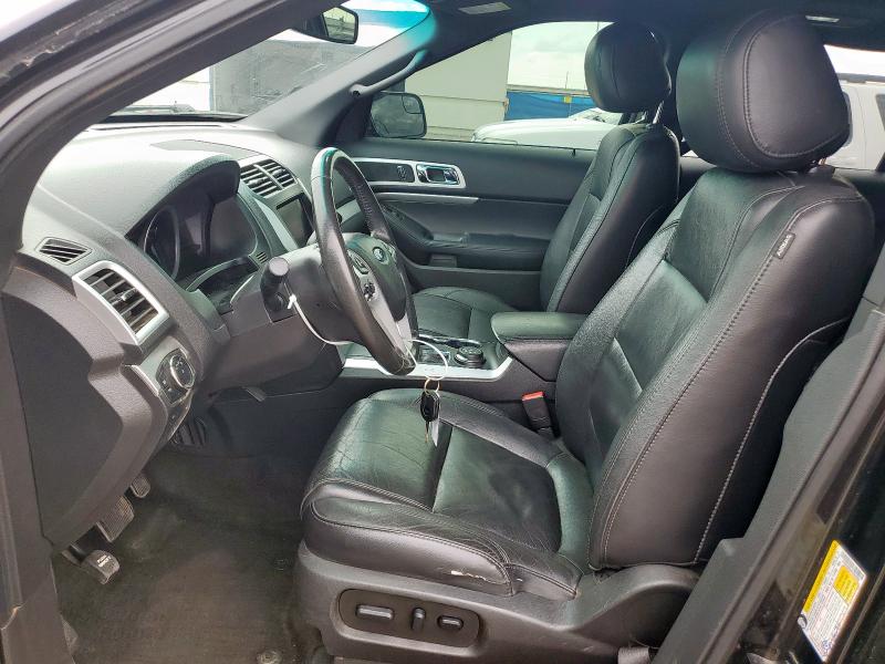 1FM5K8D84FGC63909 - 2015 FORD EXPLORER XLT BLACK photo 7