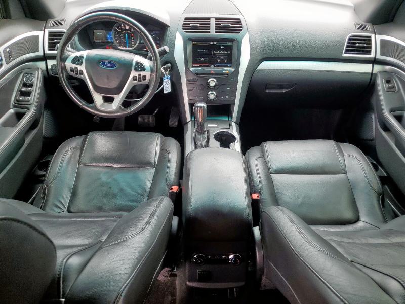 1FM5K8D84FGC63909 - 2015 FORD EXPLORER XLT BLACK photo 8