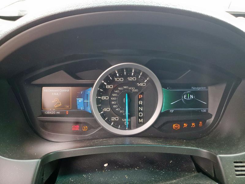 1FM5K8D84FGC63909 - 2015 FORD EXPLORER XLT BLACK photo 9