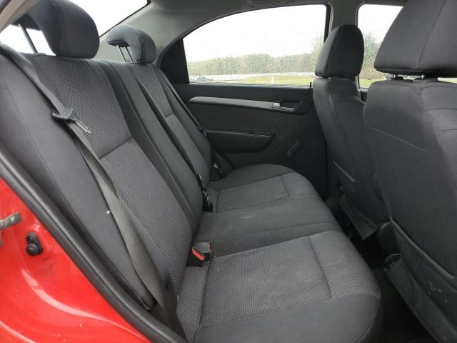 KL1TD5DE4BB149546 - 2011 CHEVROLET AVEO LS Rouge photo 10