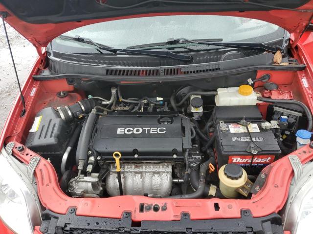 KL1TD5DE4BB149546 - 2011 CHEVROLET AVEO LS Rouge photo 11