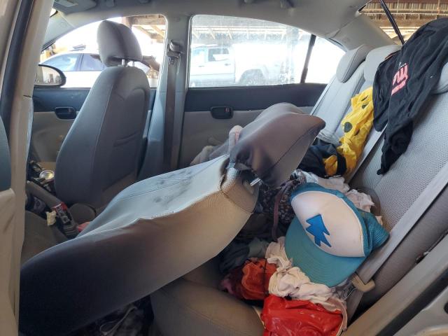 KMHCN46C56U031622 - 2006 HYUNDAI ACCENT GLS SILVER photo 10