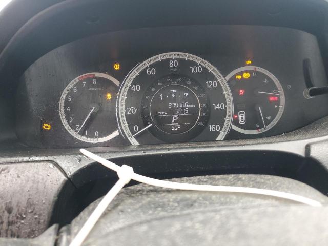 1HGCR2F89DA038761 - 2013 HONDA ACCORD EXL GRAY photo 9