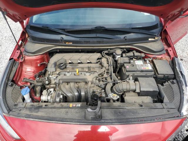 3KPC24A6XME128566 - 2021 HYUNDAI ACCENT SE RED photo 11