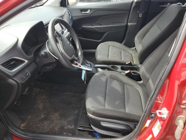 3KPC24A6XME128566 - 2021 HYUNDAI ACCENT SE RED photo 7