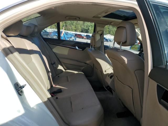 WDDGF8BB7CR191853 - 2012 MERCEDES-BENZ C 300 4MATIC WHITE photo 10