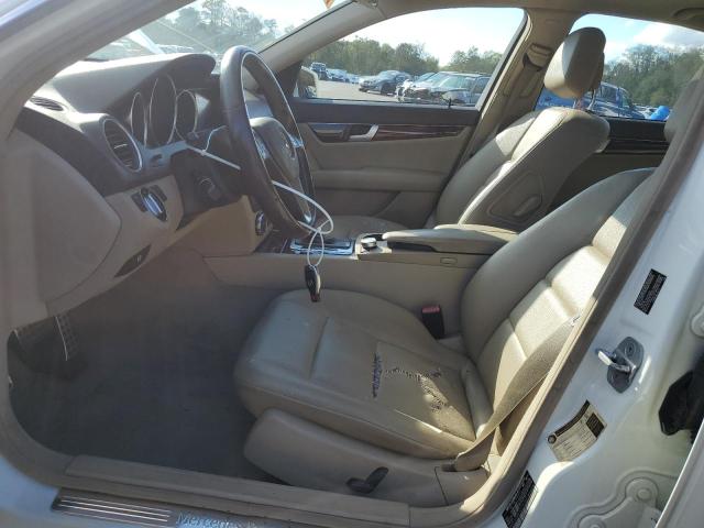 WDDGF8BB7CR191853 - 2012 MERCEDES-BENZ C 300 4MATIC WHITE photo 7