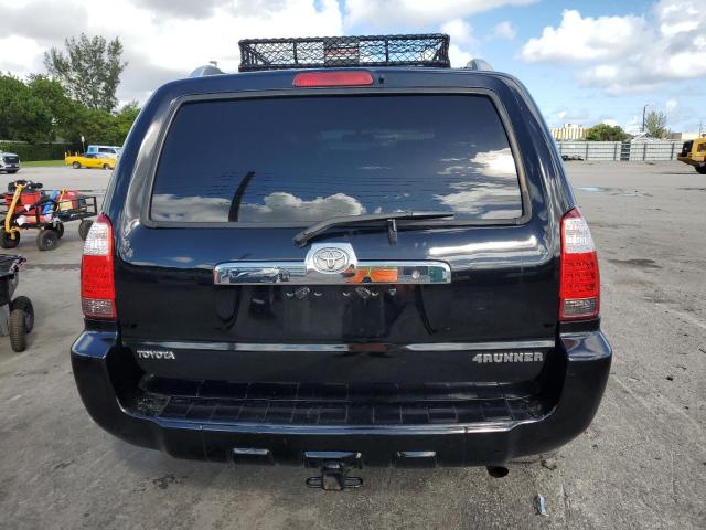 JTEZU14R768042634 - 2006 TOYOTA 4RUNNER SR5 BLACK photo 6