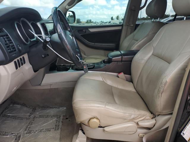 JTEZU14R768042634 - 2006 TOYOTA 4RUNNER SR5 BLACK photo 7