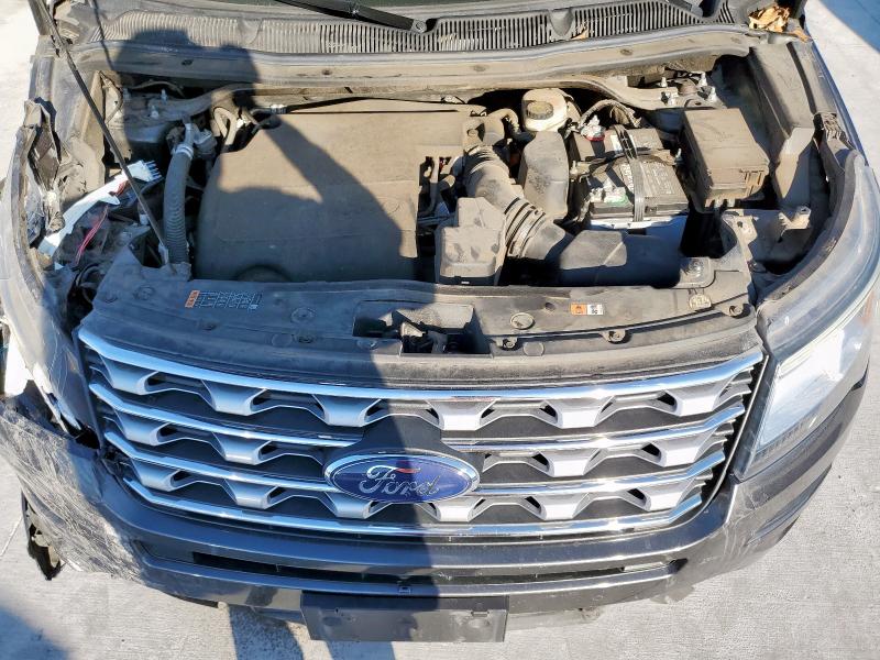 1FM5K7F84HGB81088 - 2017 FORD EXPLORER LIMITED CHARCOAL photo 12