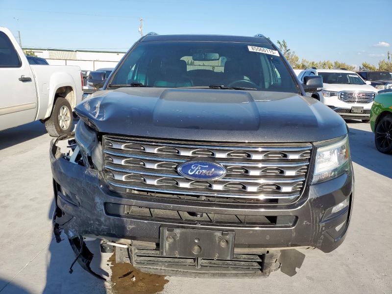 1FM5K7F84HGB81088 - 2017 FORD EXPLORER LIMITED CHARCOAL photo 5