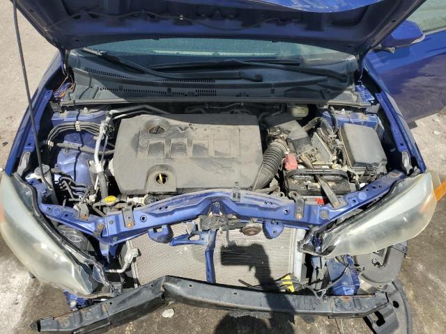 2T1BURHE2GC540807 - 2016 TOYOTA COROLLA L BLUE photo 11