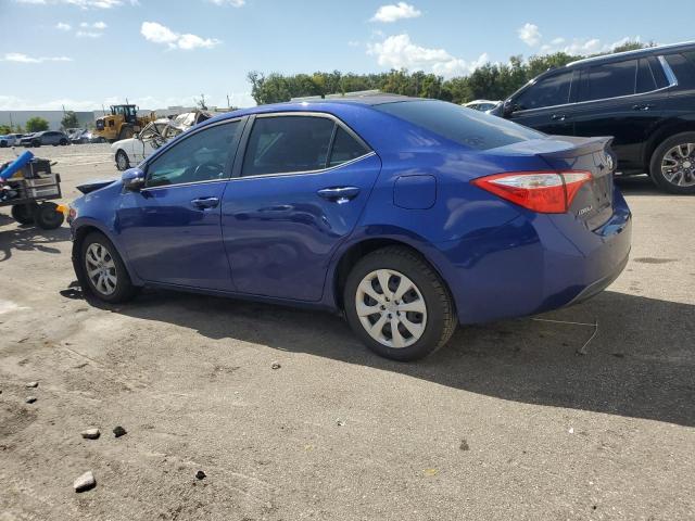 2T1BURHE2GC540807 - 2016 TOYOTA COROLLA L BLUE photo 2