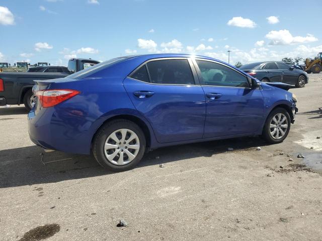 2T1BURHE2GC540807 - 2016 TOYOTA COROLLA L BLUE photo 3