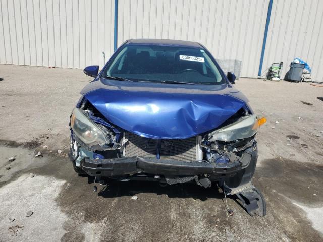 2T1BURHE2GC540807 - 2016 TOYOTA COROLLA L BLUE photo 5
