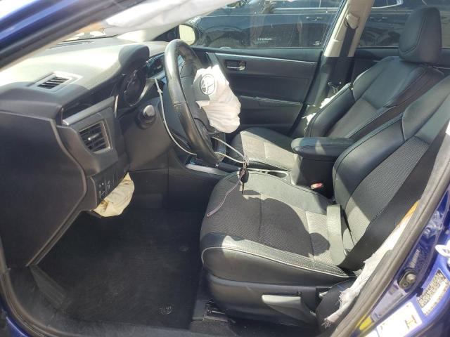 2T1BURHE2GC540807 - 2016 TOYOTA COROLLA L BLUE photo 7