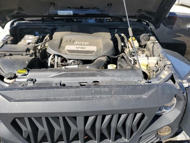 1C4BJWEG0GL103944 - 2016 JEEP WRANGLER U SAHARA Schwarz Foto 11