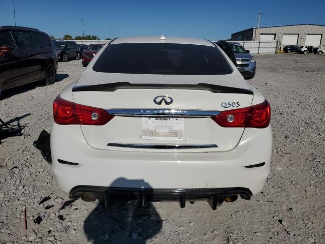 JN1BV7AP9FM331923 - 2015 INFINITI Q50 BASE WHITE photo 6