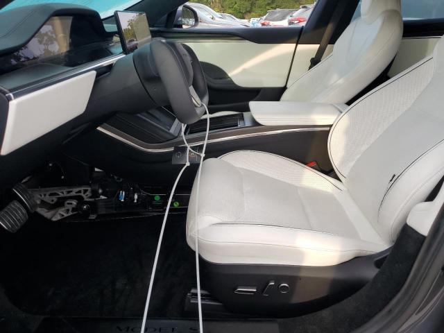 5YJSA1E62NF468118 - 2022 TESLA MODEL S رمادي صورة 7