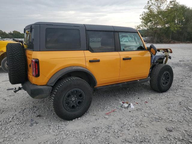 1FMEE5DP6NLB68321 - 2022 FORD BRONCO BASE YELLOW photo 3
