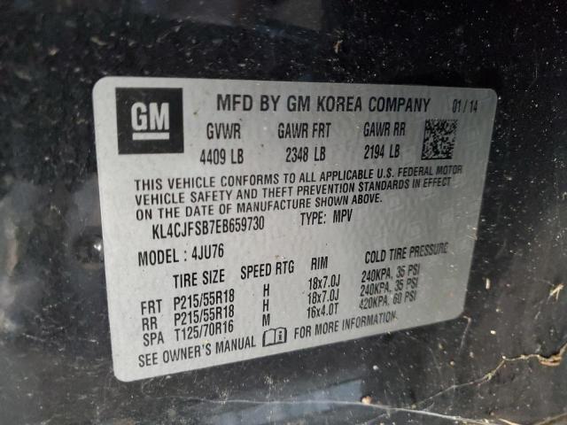 KL4CJFSB7EB659730 - 2014 BUICK ENCORE CONVENIENCE 灰色 照片 13