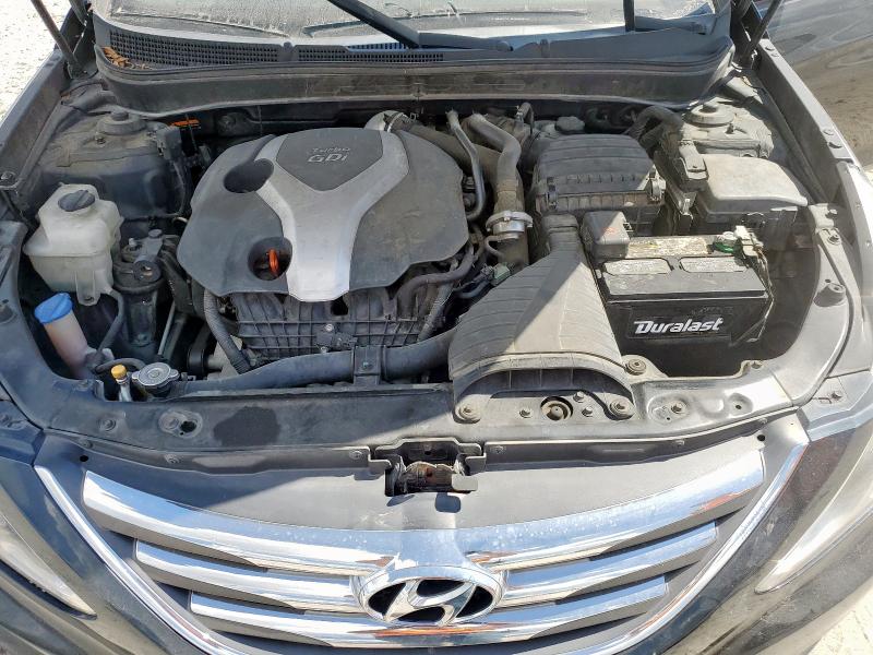 5NPEC4AB3EH848839 - 2014 HYUNDAI SONATA SE შავი ფოტო 11
