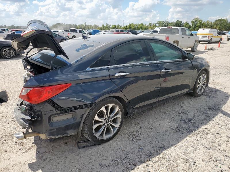 5NPEC4AB3EH848839 - 2014 HYUNDAI SONATA SE შავი ფოტო 3